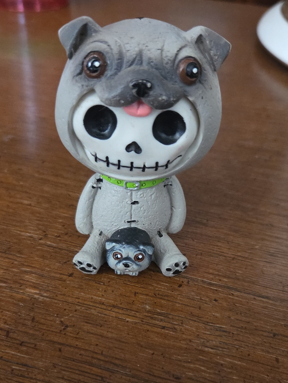 Furrybones Pugsly skeleton figurine by Summit Collection